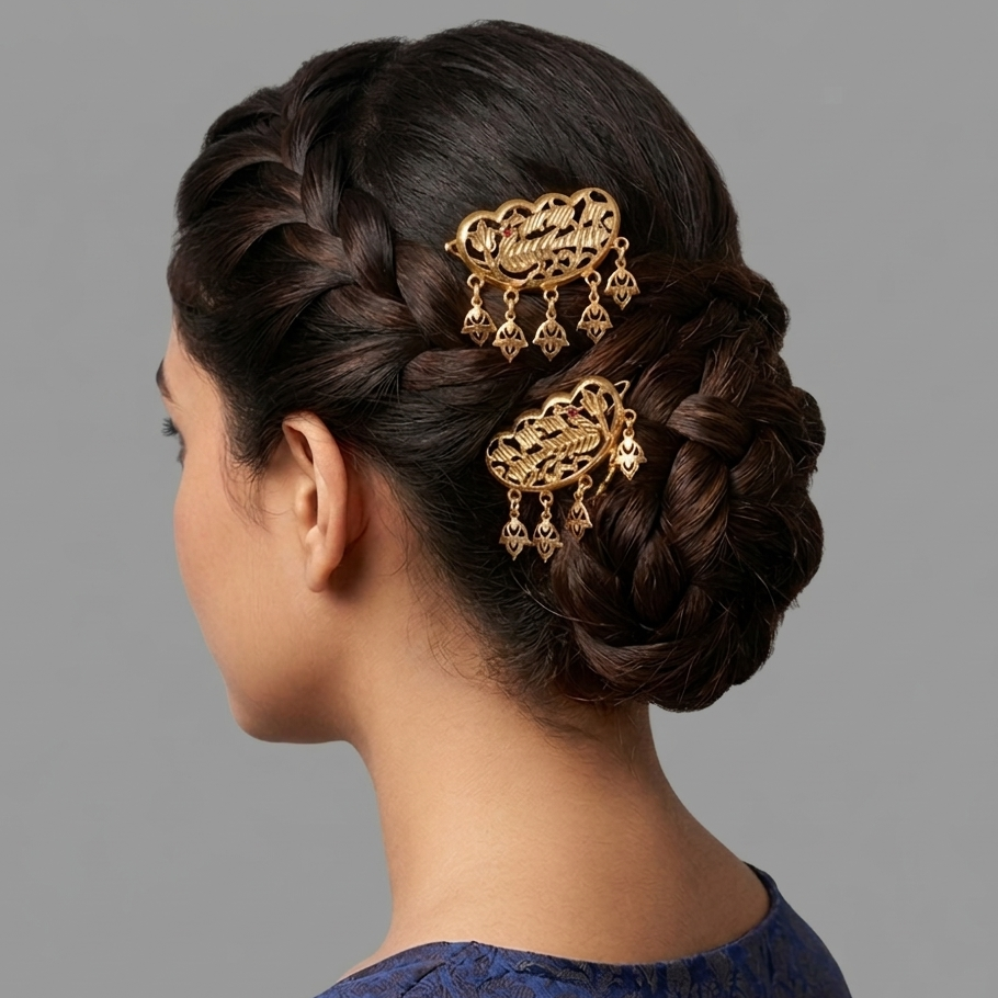 Traditional jaggo hairclips( 1 pair )