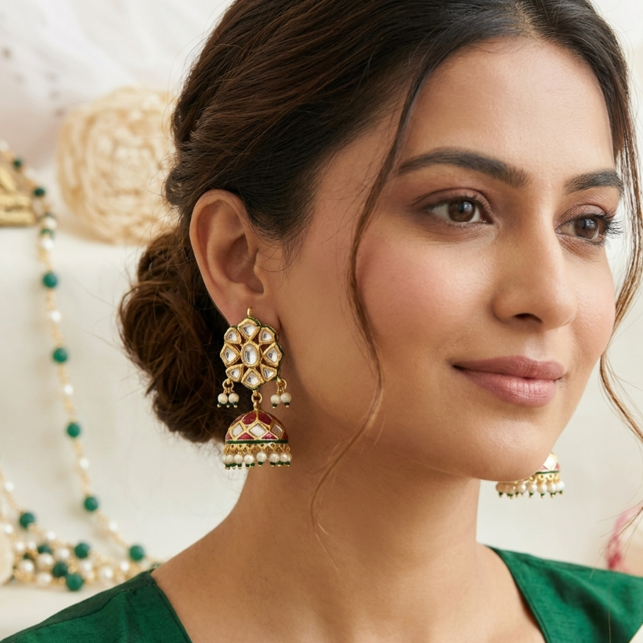 Kundan jhumki