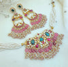 Jadau kundan chokhar with earrings