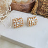 Vintage polki studs