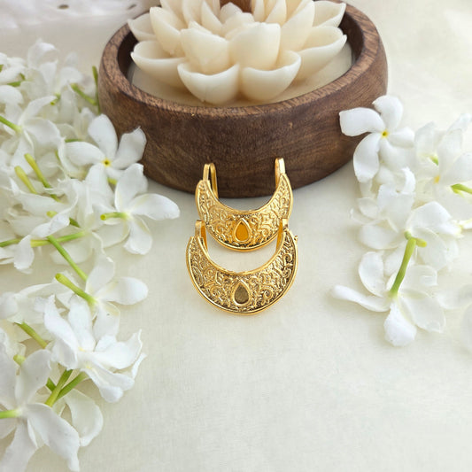 Gold plated punjabi hairpins(1 pair )