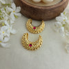 Ruby and gold hairpins( 1 pair )