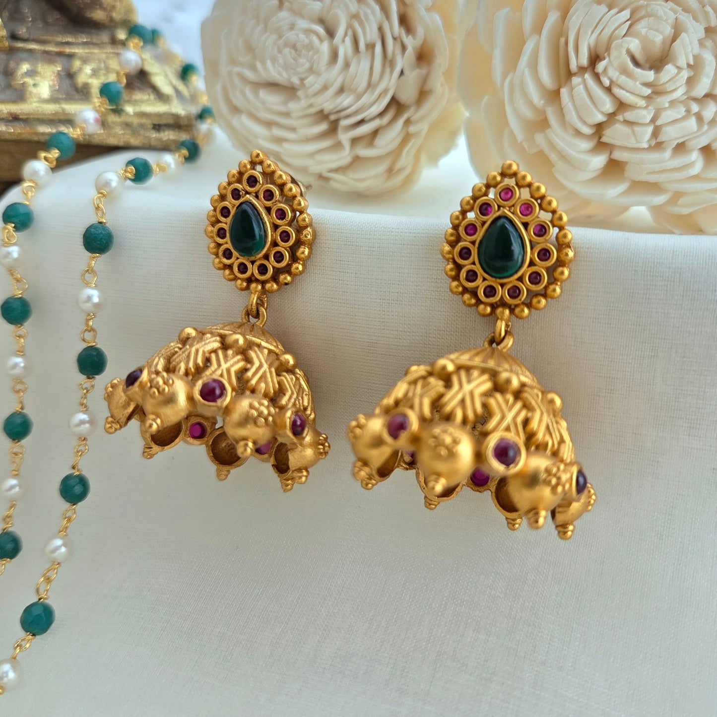 Traditional temple jhumki