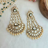 Polki jhumar earrings