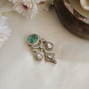 Pure silver Broach with Fluorite stone