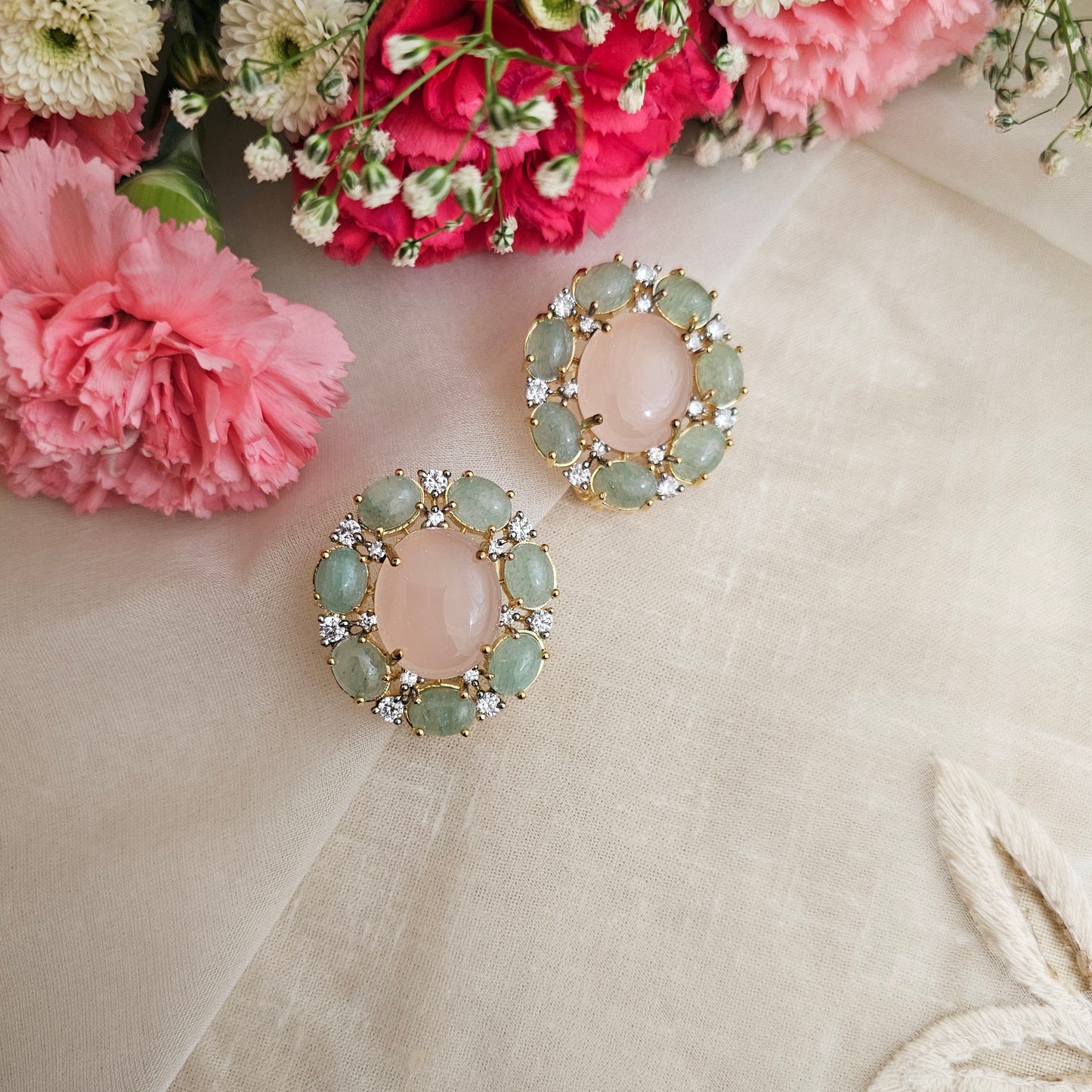 Pastel bloom studs