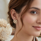 Polki round studs
