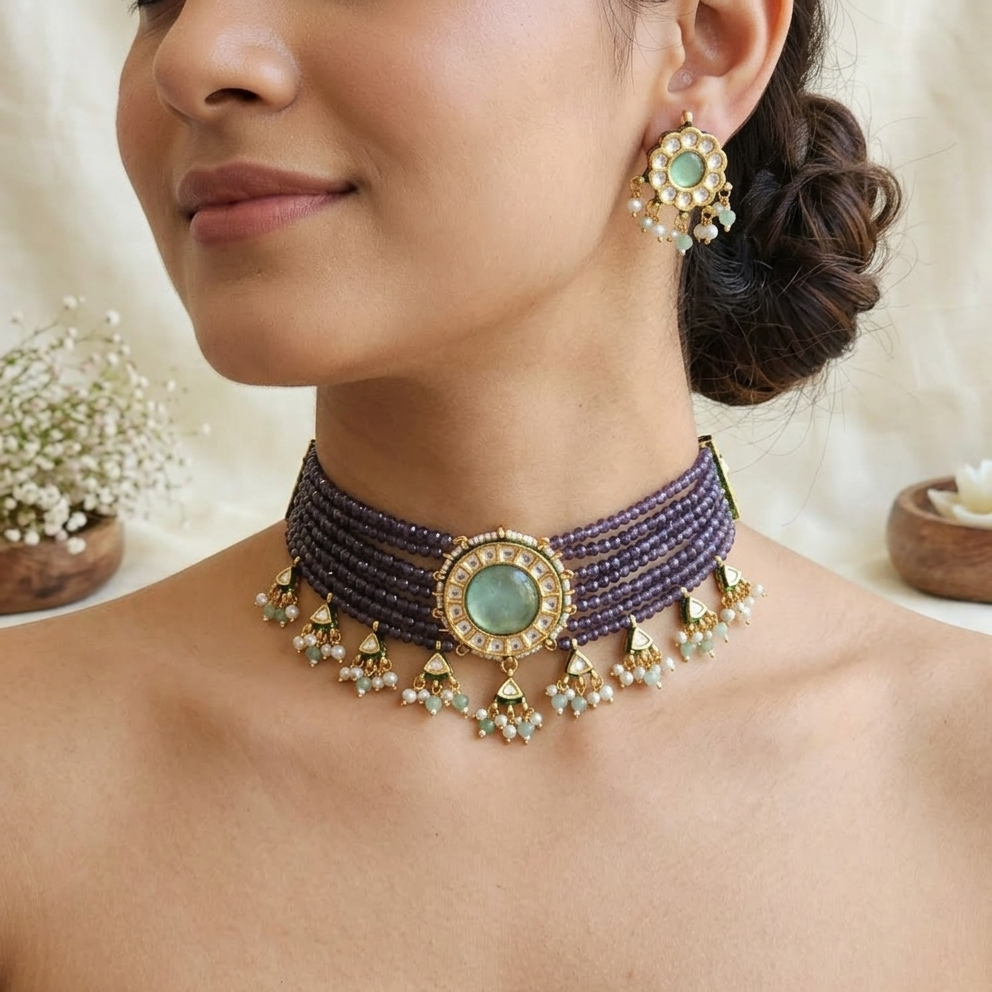 Midnight chokhar set