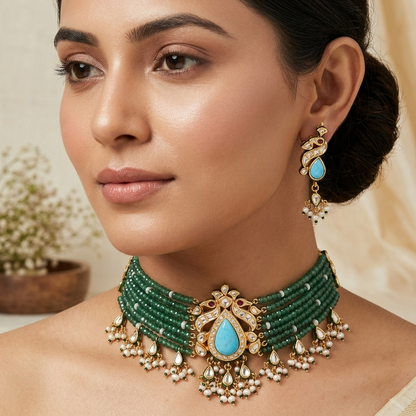 Mayur firoza chokhar set