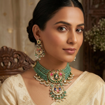 Maharani beaded chokar set
