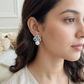 Paraiba pearl drop  earrings