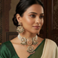 Beautiful peach chokhar set