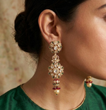 Victorian polki earrings