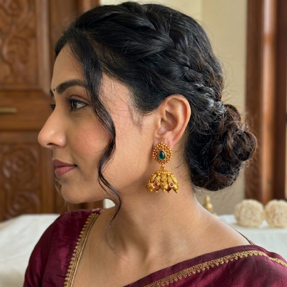 Traditional temple jhumki