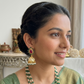 Beautiful meenakari floral jhumka