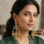 Tiger head kundan earrings
