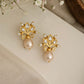 Kundan patti earrings gold plated