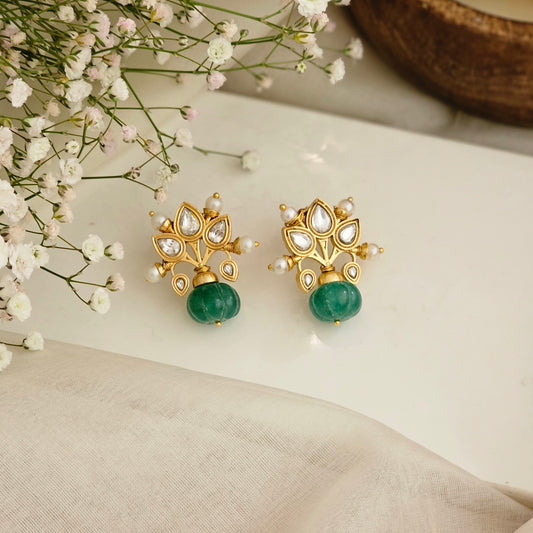 Kundan patti earrings