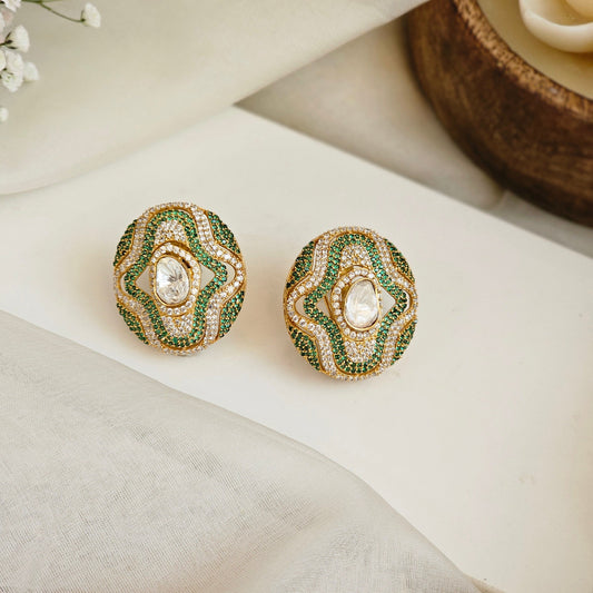 Vihara Polki Studs