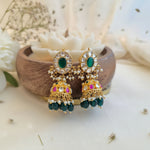 Kundan chokhar set with jhumki