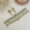 Emerald chokhar set