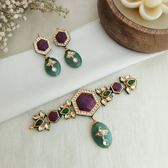 Ruby chokhar set
