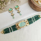 Mint fluorite chokhar set