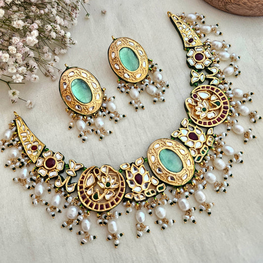 Fluorite necklace set