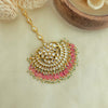 Ruby beaded maang tikka