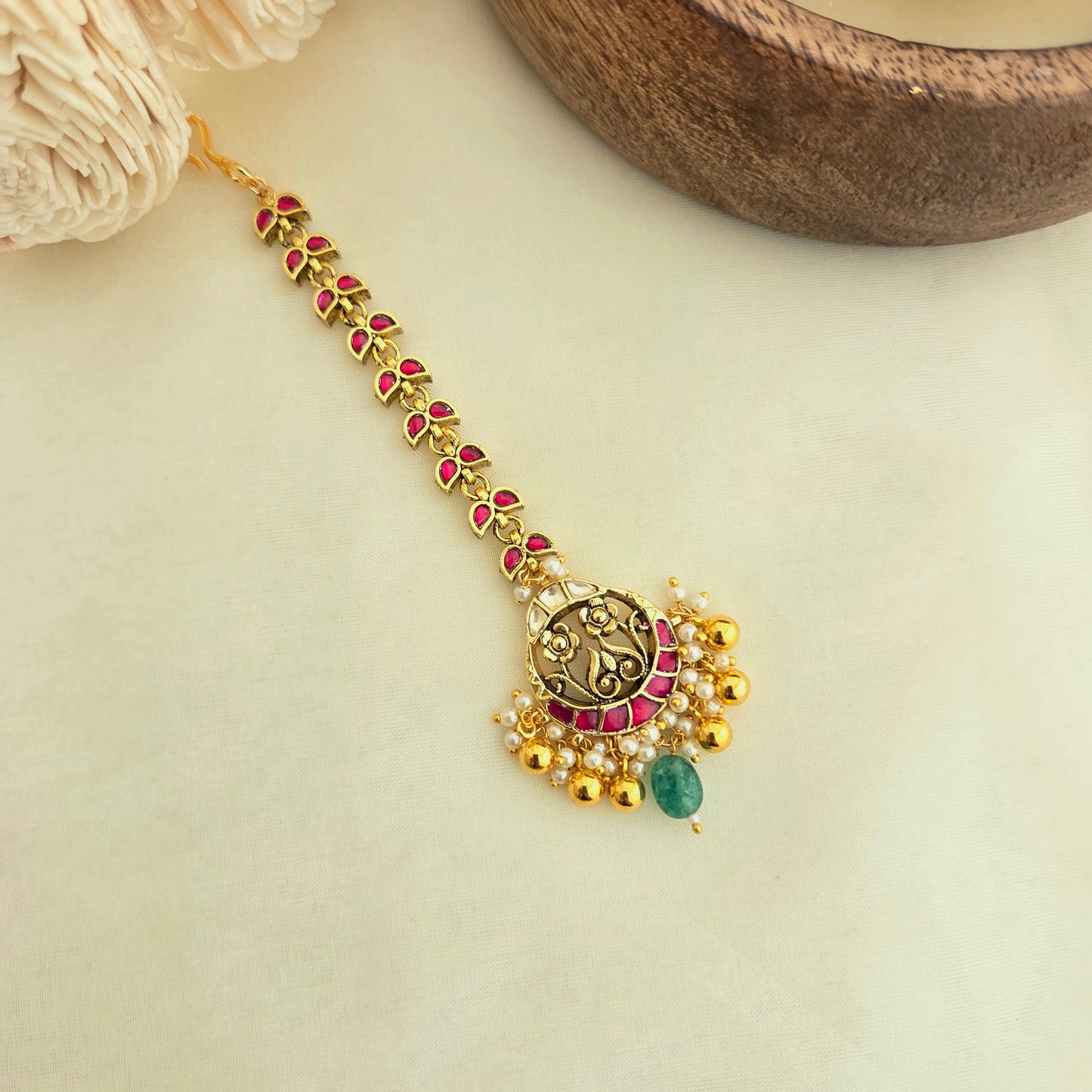 Antique finish small tikka