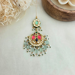 The Mayura maang tikka