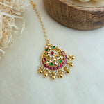 Bridal kundan maang tikka