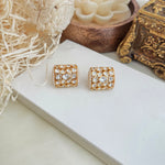 Vintage polki studs