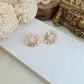 Kundan nad pearl beaded studs