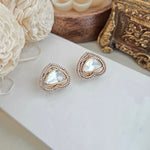 Victorian heart studs