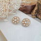 Polki round studs