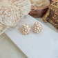 Royal cluster polki studs
