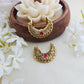 Antique finish moon hairclips( 1 pair  )