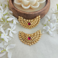 Rajputani chandbali hairclip( 1 pair )
