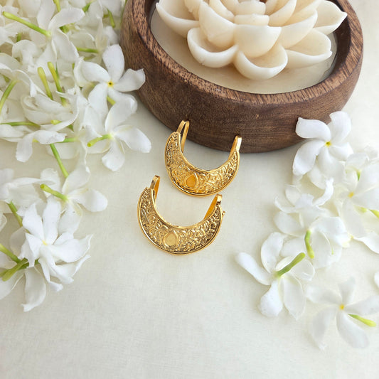 Gold plated punjabi hairpins(1 pair )