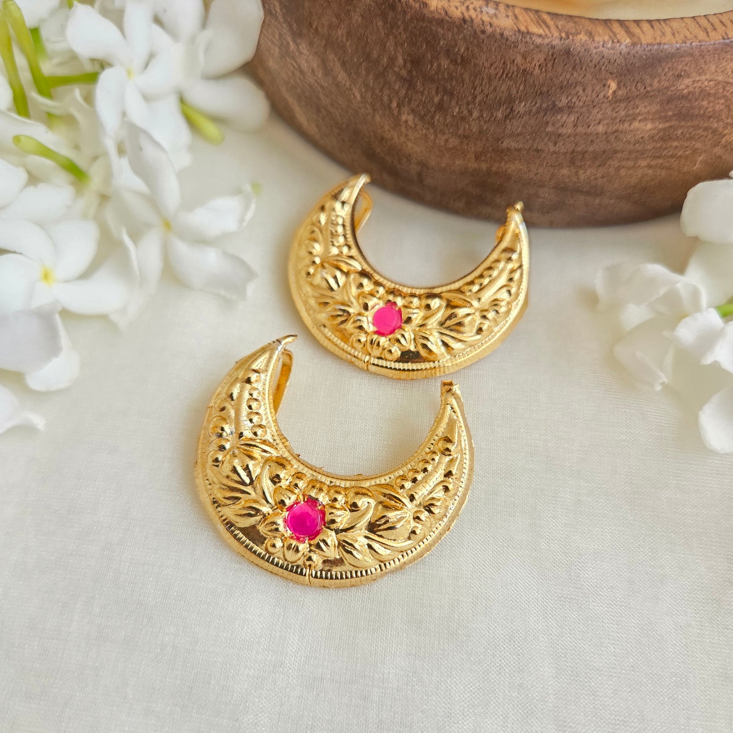 Gold plated baby hairpins( 1 pair )