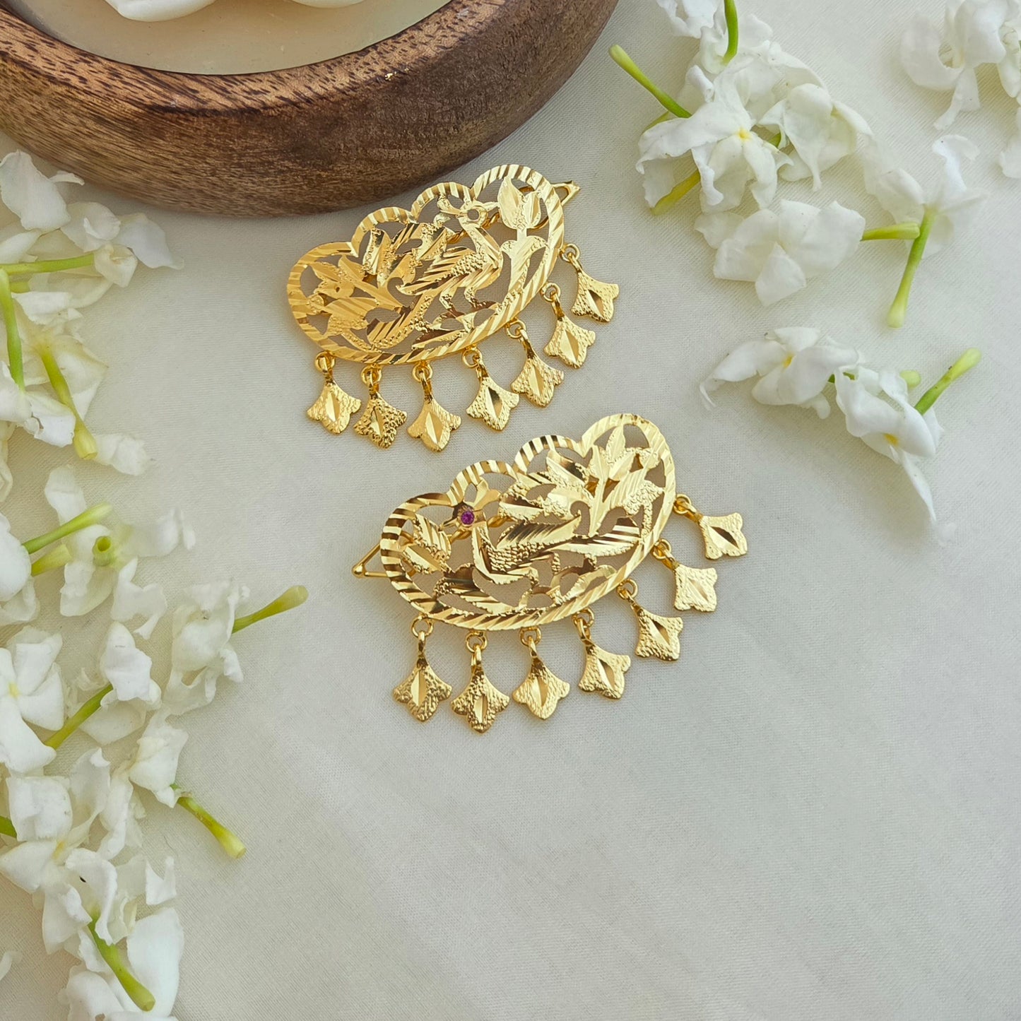 Mayuri hairpins( 1 pair )