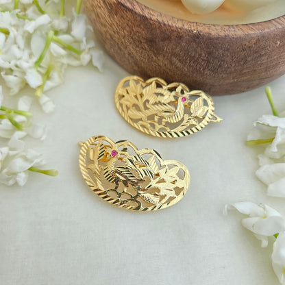Traditional mayura hairpins(1 pair)