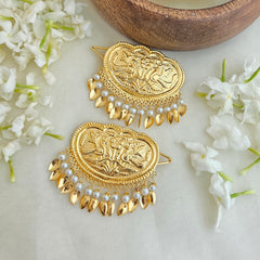 Punjabi traditional pipalpatti hairpins ( 1 pair )