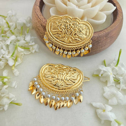 Punjabi traditional pipalpatti hairpins ( 1 pair )