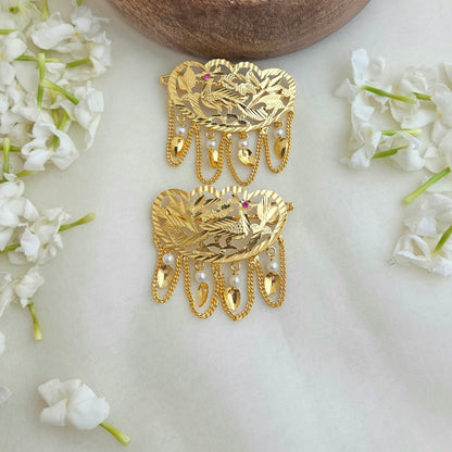 Traditional pipalpatti hairpins(1 Pair)