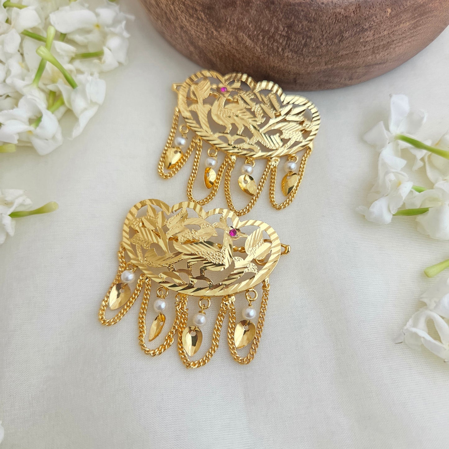 Traditional pipalpatti hairpins(1 Pair)