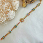 Ruby and firoza headband