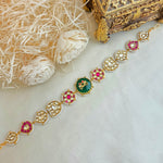 Peacock emerald headband