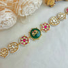 Peacock emerald headband